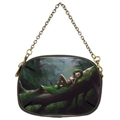 Wooden Child Resting On A Tree From Fonebook Chain Purse (two Sides) by 2853937