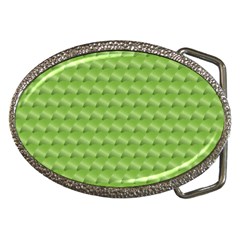 Green Pattern Ornate Background Belt Buckles by Dutashop