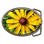 Sunflower Painting Belt Buckles Front