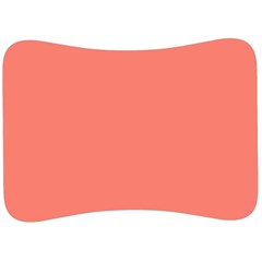 Color Salmon Velour Seat Head Rest Cushion by Kultjers