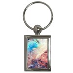 Abstract galaxy paint Key Chain (Rectangle) Front