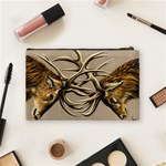 Locking Horns Cosmetic Bag (Medium) Back