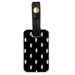 Vampire Hand Motif Graphic Print Pattern 2 Luggage Tag (one Side)