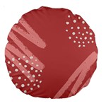 Terracota  Large 18  Premium Round Cushions Front