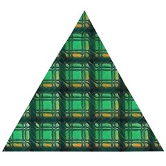 Green Clover Wooden Puzzle Triangle by LW323