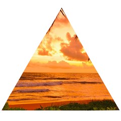 Sunset Beauty Wooden Puzzle Triangle by LW323