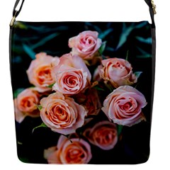 Sweet Roses Flap Closure Messenger Bag (s) by LW323