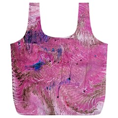 Pink Feathers Full Print Recycle Bag (xl)