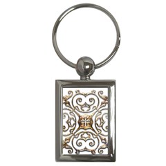 Gold Design Key Chain (rectangle) by LW323
