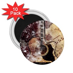 Guitar 2 25  Magnets (10 Pack)  by LW323