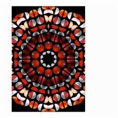 Kaleid Geometric Metal Color Small Garden Flag (two Sides)