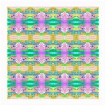 Colorful Neon Pattern  Medium Glasses Cloth (2 Sides) Back