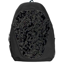 Neon Geometric Pattern Design Backpack Bag by dflcprintsclothing