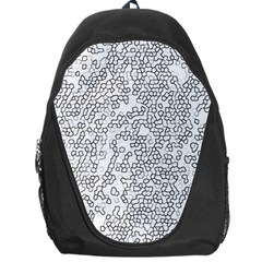 Neon Geometric Pattern Design 2 Backpack Bag by dflcprintsclothing