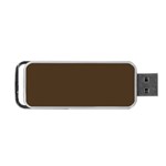 Cafe Noir Brown Portable USB Flash (Two Sides) Back