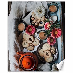 Cookies & Tea Tray  Canvas 11  X 14 