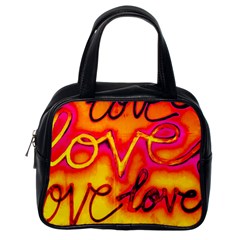  Graffiti Love Classic Handbag (one Side) by essentialimage365