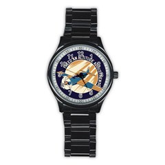 Airplane - I Need Altitude Adjustement Stainless Steel Round Watch