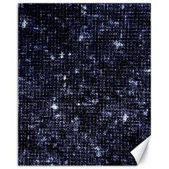 Geometric Dark Blue Abstract Print Pattern Canvas 16  X 20 