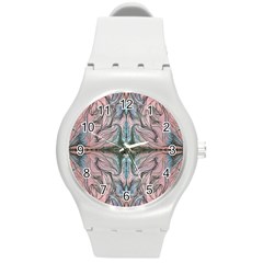 Sewn Repeats Round Plastic Sport Watch (m)