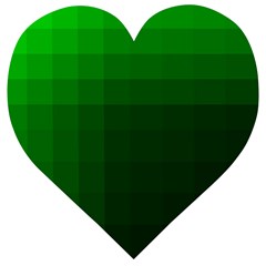 Zappwaits-green Wooden Puzzle Heart by zappwaits