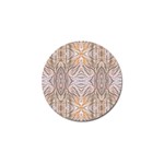 Inked patterns repeats Golf Ball Marker Front