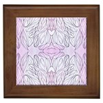 Pink Biro Repeats I Framed Tile Front