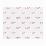Amor Text Drawing Pattern Small Glasses Cloth Front