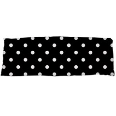 1950 Black White Dots Body Pillow Case (dakimakura)