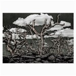 Dark Fantasy Landscape Poster Large Glasses Cloth (2 Sides) Front