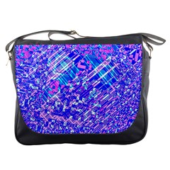 Root Humanity Bar And Qr Code Combo In Purple And Blue Messenger Bag by WetdryvacsLair