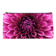 Dahlia-flower-purple-dahlia-petals Pencil Case by Sapixe