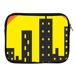 Skyline-city-building-sunset Apple Ipad 2/3/4 Zipper Cases by Sudhe