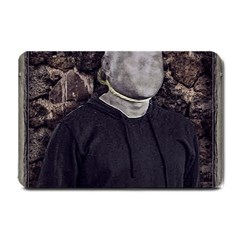 No Face Hanged Creepy Poster Small Doormat 