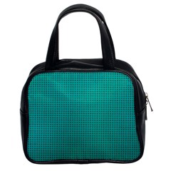 Metallic Mesh Screen 2-blue Classic Handbag (two Sides) by impacteesstreetweareight