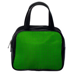 Metallic Mesh Screen 2-green Classic Handbag (one Side) by impacteesstreetweareight