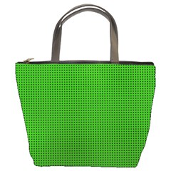 Metallic Mesh Screen 2-green Bucket Bag by impacteesstreetweareight