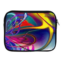 Colorful Rainbow Modern Paint Pattern 13 Apple Ipad 2/3/4 Zipper Cases by DinkovaArt
