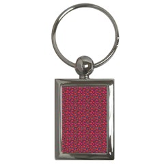 Pink Zoas Print Key Chain (rectangle) by Kritter