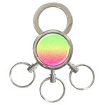 Ombre Glitter  3-Ring Key Chain Front