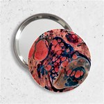 Abstract marbling 2.25  Handbag Mirrors Front