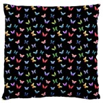 Bright And Beautiful Butterflies Large Cushion Case (Two Sides) Back