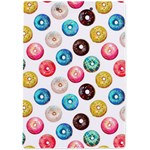 Delicious Multicolored Donuts On White Background A4 Clipboard Back