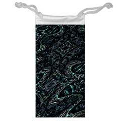 Emerald Distortion Jewelry Bag by MRNStudios
