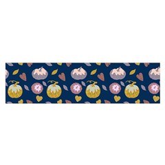 Autumn Pumpkins Satin Scarf (oblong)