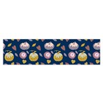 Autumn Pumpkins Satin Scarf (Oblong) Front