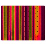 Warped Stripy Dots Double Sided Flano Blanket (Medium)  60 x50  Blanket Front