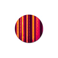 Warped Stripy Dots Golf Ball Marker (4 Pack)