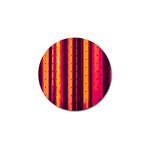 Warped Stripy Dots Golf Ball Marker (4 pack) Front