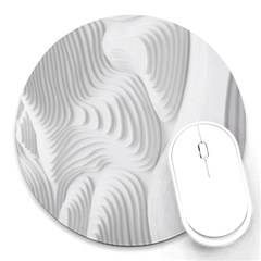 Illusion Waves Round Mousepads